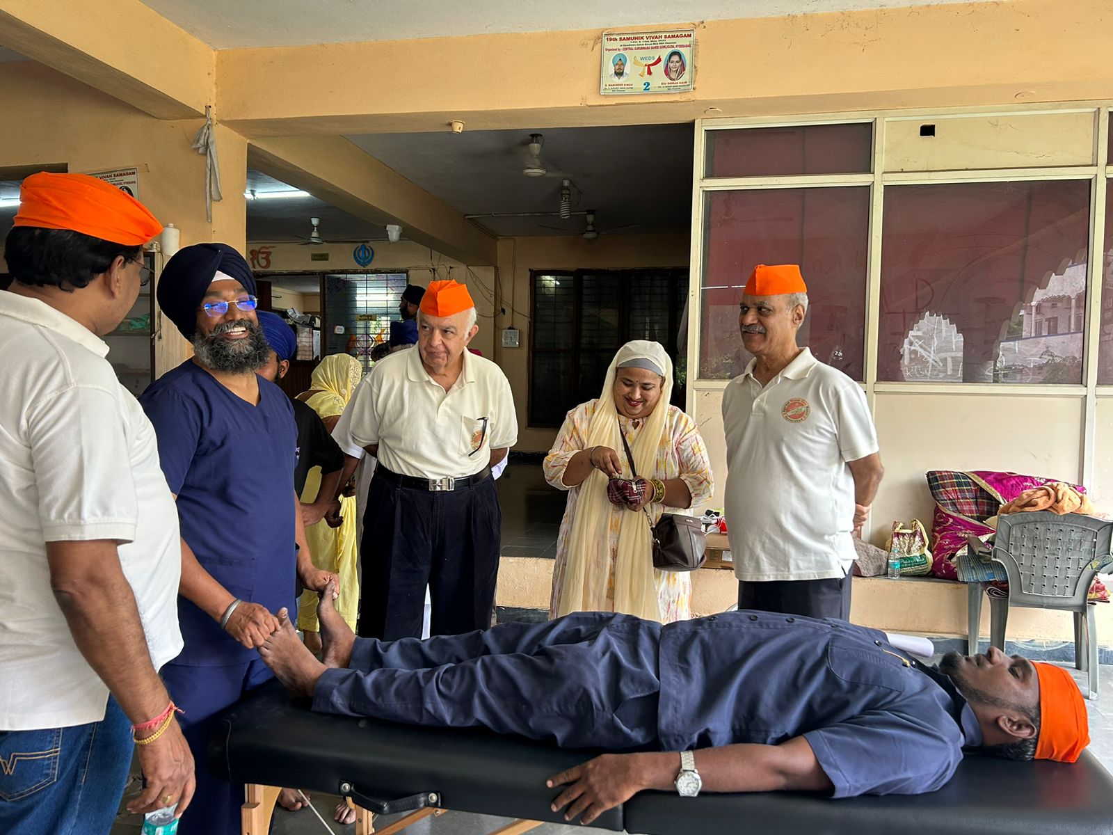 Chiropractor adjusting patient during wellness session